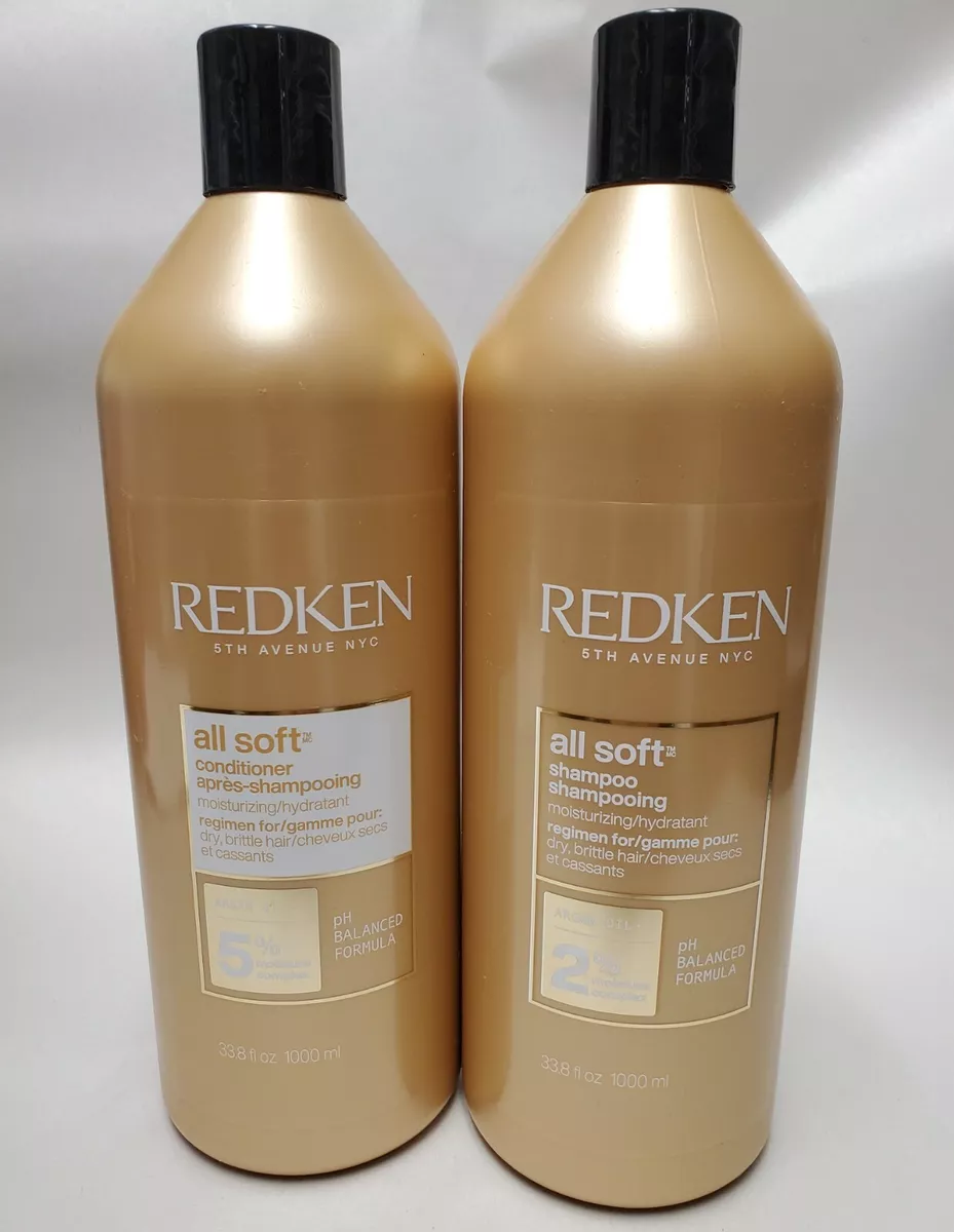 Redken Soft Shampoo &amp; Conditioner Liter 100% Authentic Buy With Confidence |