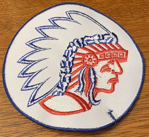 Native American Indian Chief XL Round Sew On Patch 6” Plus 8 Feather Patches - Picture 3 of 6