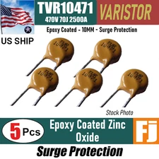 5 Pcs TVR10471 Zinc Oxide Varistor | Surge Protection | 70J 2500A 470V | US Ship