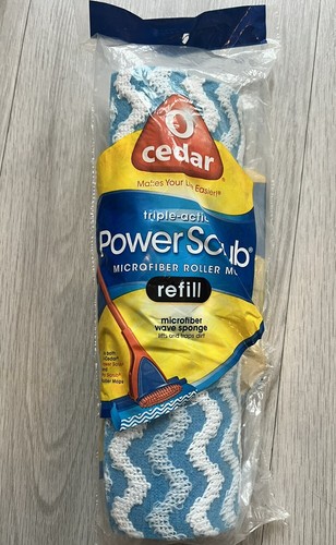 O Cedar Power Scrub Roller Mop Head Refill Open Box - 第 1/2 張圖片