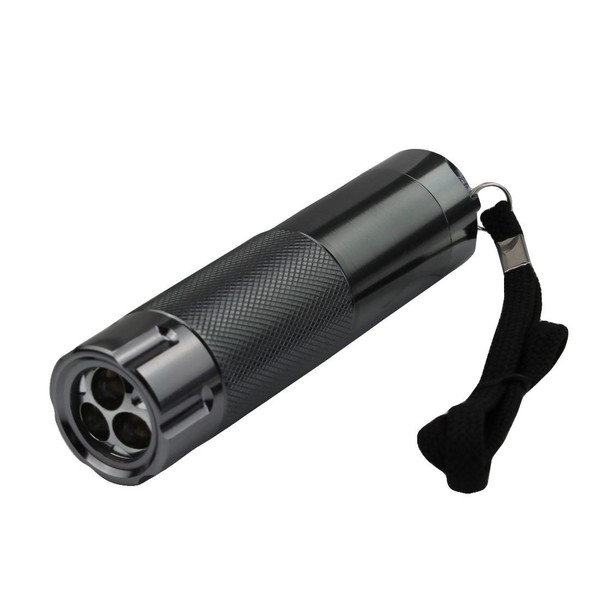 Led Taschenlampe G8 Schwarz Mellert Aluminium Mit 3 Leds Angellampe Lampe Titan-image