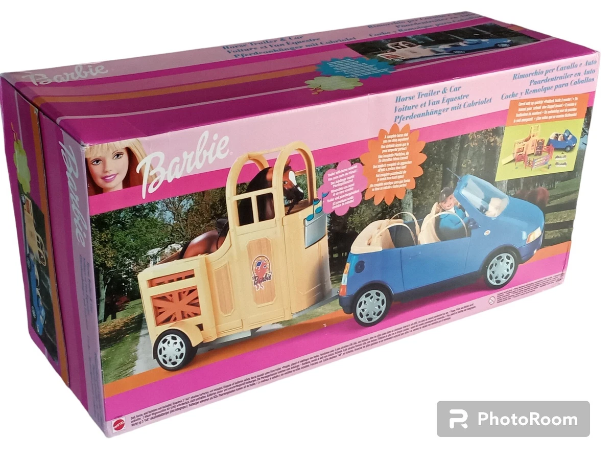 Barbie Voiture et Van Equestre transport Chevaux Mattel 27952