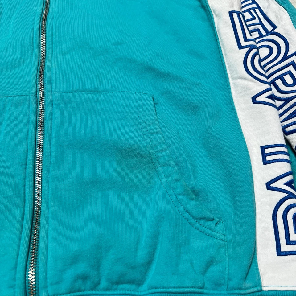 Palace Utopians Sudadera Hombre Mediana Azul Sudadera con Capucha Cremallera Completa Algodón Ropa de Calle Foto 2 de 4