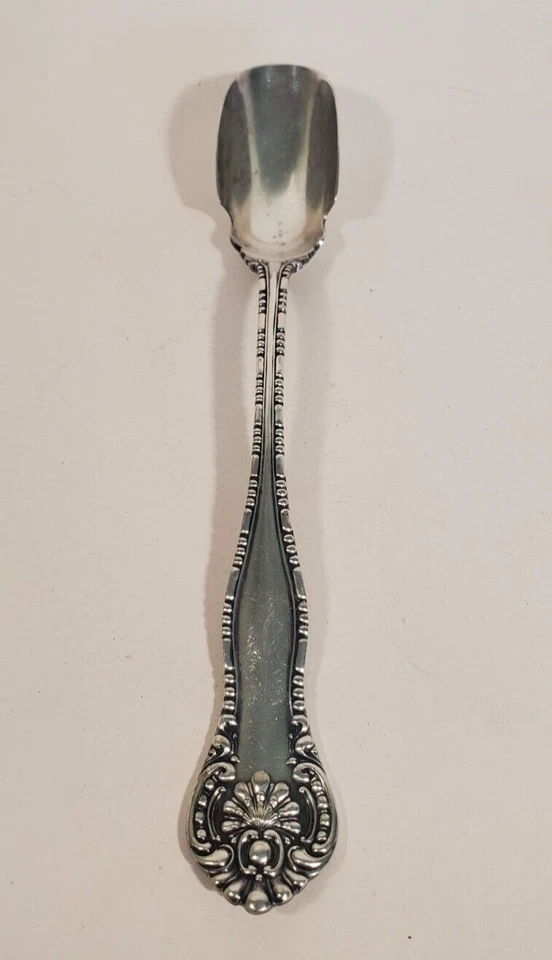约克国际银盘奶酪斯蒂尔顿勺子 c. 1900 贝壳 — 第 3/4 张图片