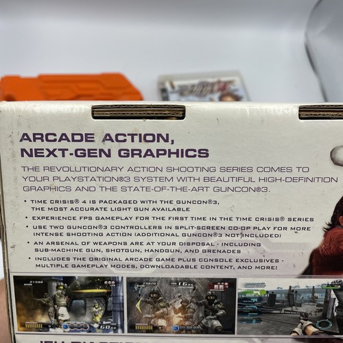 Time Crisis 4 Bundle w GunCon Box Instructions Sensors PS3 (Used) - Tested - Picture 9 of 24