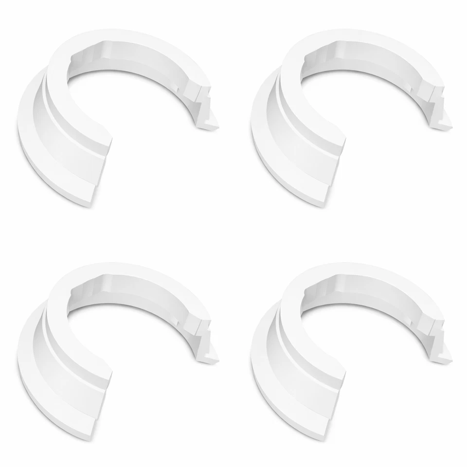 PARTURE 4x Ersatz Klemmbuchse passend für Brötje 562454 - Seitenteil Verkleidung Heizung