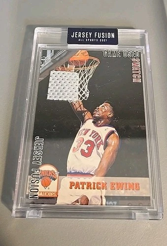 2021 Jersey Fusion Patrick Ewing Jersey patch relic (1992-93 relic) KNICKS 