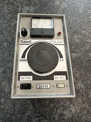 Calrad Model 45-739 Variable Voltage Transformer/ 500 VA / Mint Condition 