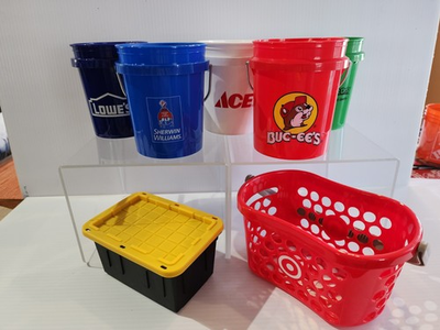 #ad #ad Sherwin Williams Buc ee’s Lowes Menards ACE Teeny Tote Target Basket 7 Pk $64.99