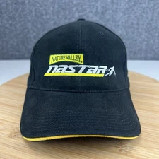 Nastar Nature Valley Pacesetter Hat Cap Strapback OSFM Black Ski Race Alpine