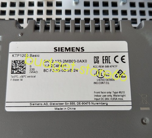 New In Box Siemens 6AV2123-2MB03-0AX0 6AV2 123-2MB03-0AX0 Fast Fast Shipping - Picture 5 of 6
