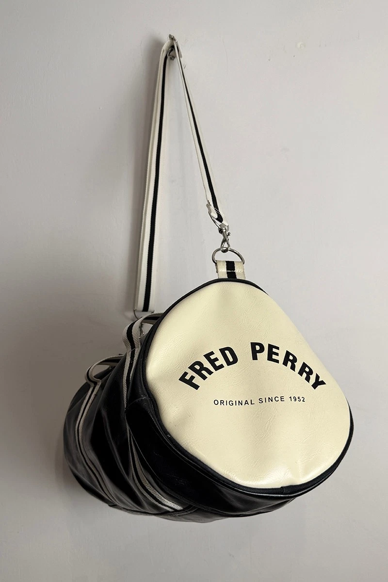 FRED PERRY　PVCボストンバッグ　シルバー Fred Perry PVC Bags for Men for sale | eBay
