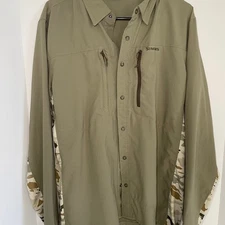 Simms Intruder BiComp Long Sleeve Fishing Shirt