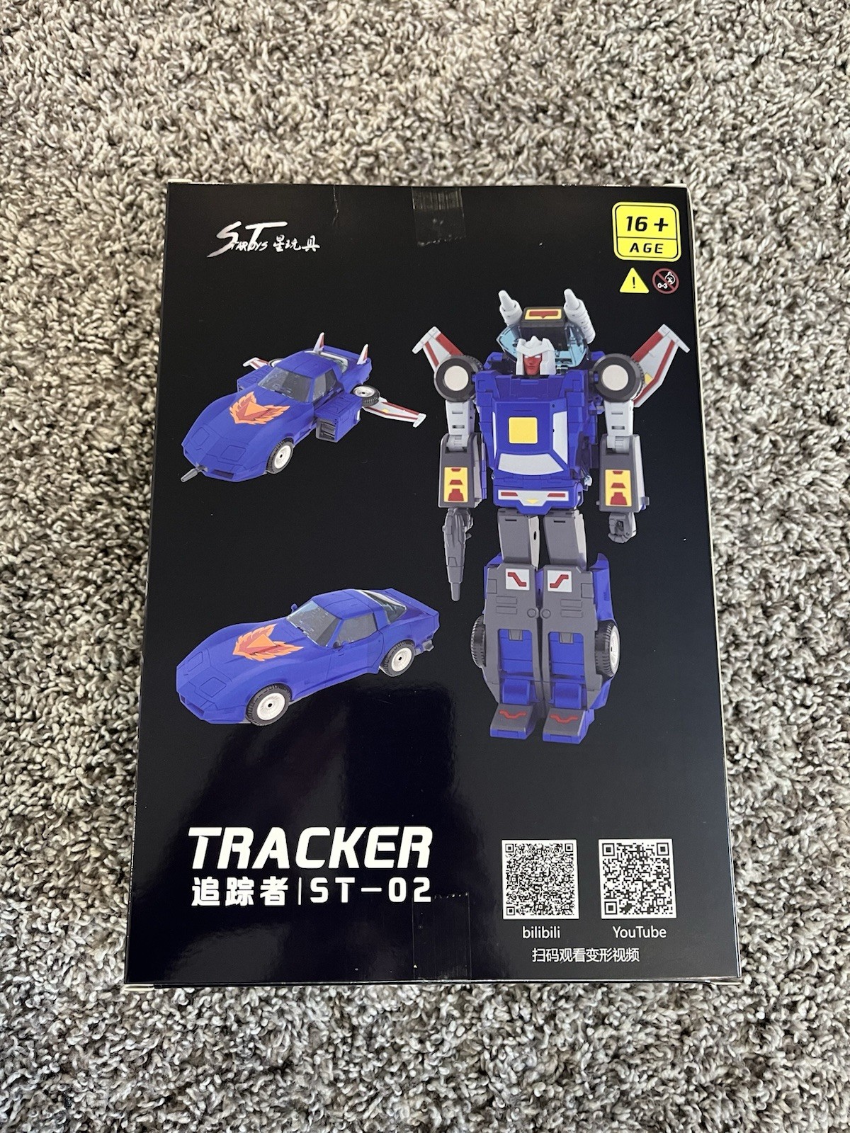 Star Toys ST-02 Tracker  🇺🇸 Seller Masterpiece Scale Tracks