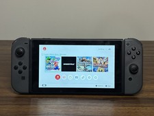 Nintendo Switch 32GB Gray Console with Neon Red and Neon Blue Joy