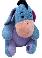 Disney Store Exclusive Eeyore Terry Plush Stuffed Animal w Tags Detachable Tail