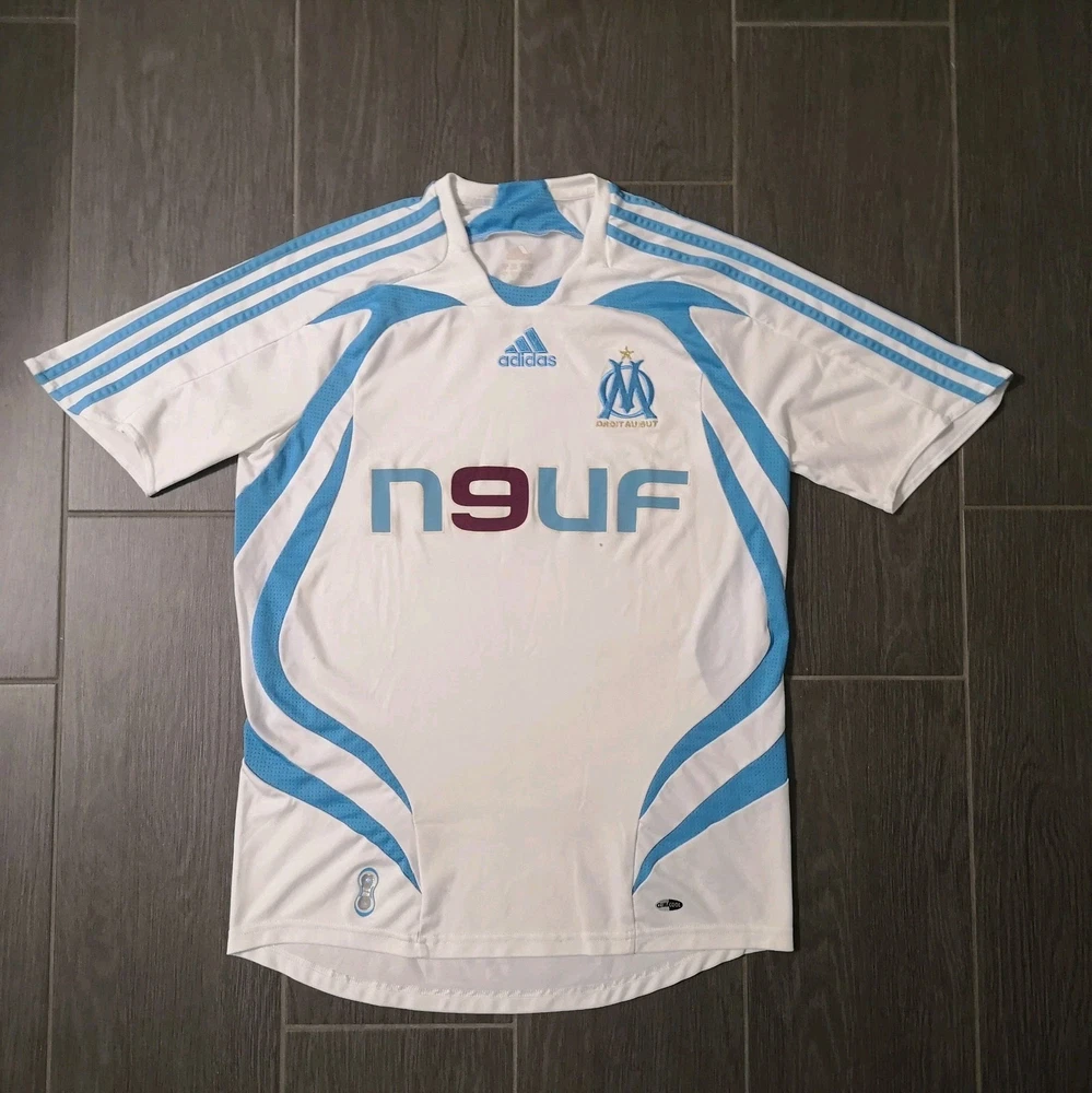 Vintage Retro 2007/08 Olympique Marseille OM Trikot Größe: S Fußball Adidas Fans