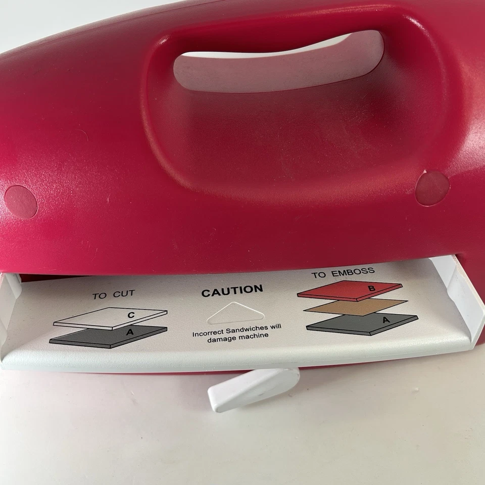 Spellbinders Grand Calibur Pink Die Cutting Embossing Machine Only *No Plates* - Image 3 of 4