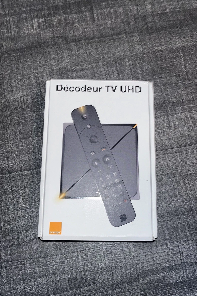Décodeur TV Orange UHD 4K Livebox – Ouvert Jamais Utilisé Avec Télécommande