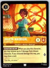Julieta Madrigal - Excellent Cook 18/204 Uncommon Fabled NM Lorcana Disney