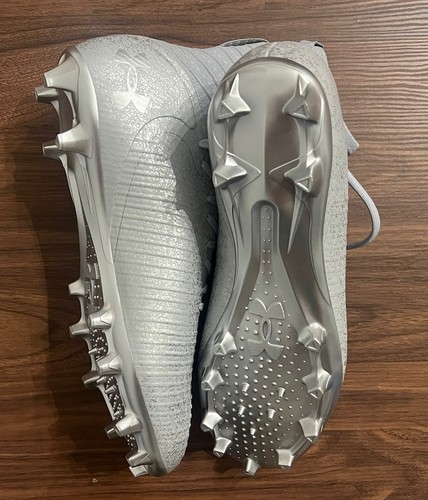 Under Armour Blur Smoke 2.0 MC Mens Size 12 Football Cleats Black NEW - Picture 3 of 7
