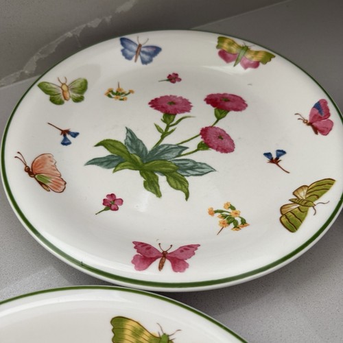 Trisa Set 4 Piatti Farfalle Gres Fine Floreale Country Primavera - Foto 9 di 10