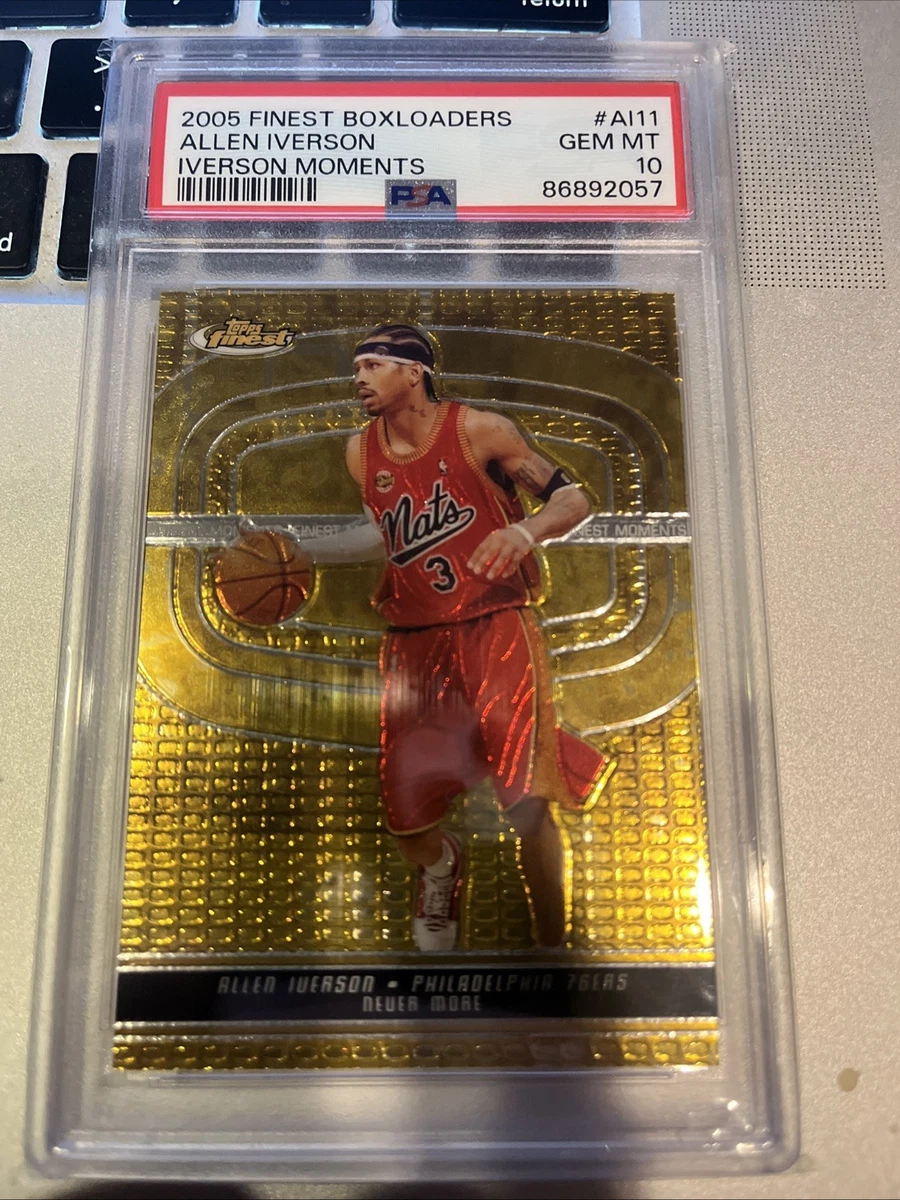 Allen Iverson 10 Graded Basketball Sports Trading Cards