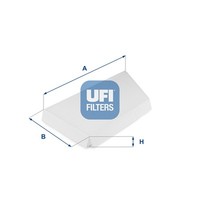 Ufi 53.044.00 Innenraumfilter FüR Peugeot 206 206+ 1.1-2.0D 08.98-