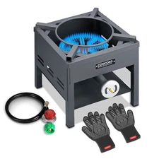 CONCORD Professional Single Banjo Wok Burner with Stand (Drop In Wok Edition)