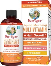 MARYRUTH'S Liquid Multivitamin Hair Growth  Biotin 10000mcg  Lustriva Hair Gro