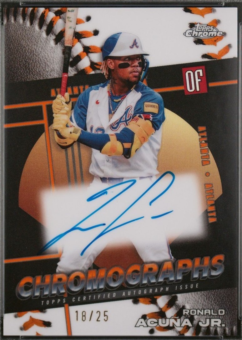 2025 Topps Chrome - Ronald Acuña Jr. #CHR-RA for sale | eBay