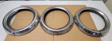 1949 1950 1951 1952 Chevrolet Styleline Fleetline Coupe Headlight Bezel Lot Of 3