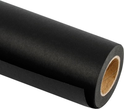 Black Kraft Roll - 24 inches x 100 feet - Recyclable Perfect for for Crafts, ...