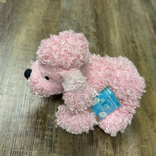 Webkinz Pink Curly Poodle Plush Stuffed Animal Toy Retired Ganz No Code 2002
