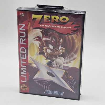 Limited Run Games Zero the Kamikaze Squirrel (Sega Genesis) Minty Sealed!