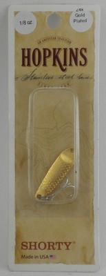 Hopkins 1/2SG 1/8 oz Gold Shorty Plain Jigging Spoon Köder