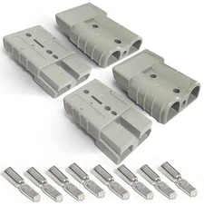 Kit De Conector Rapido De Bateria Gris 175 Amp 1/0 Gauge Plug Connect Disconn