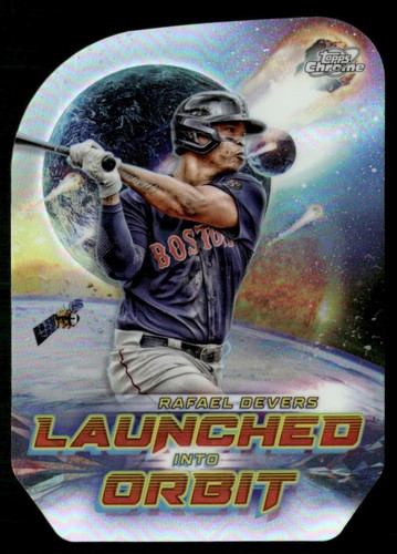 2023 Topps Cosmic Chrome Launched Into Orbit Rafael Devers #LIO-4 TS8 - Picture 1 of 2