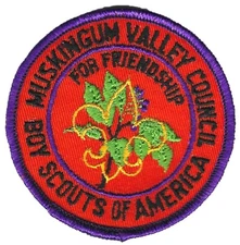MUSKINGUM VALLEY COUNCIL - FOR FRIENDSHIP 3" ROUND PATCH