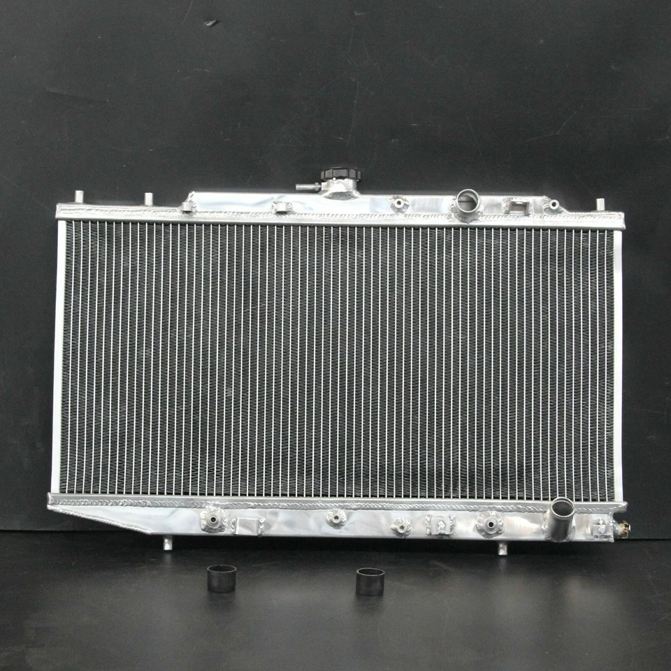 Radiador para Honda Civic CRX DX LX 1.5L 1.6L L4 1988-1991 886 AT aluminio completo Foto 2 de 4