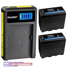 Kastar Battery LCD Charger for Sony NP-F970 PRO CCD-TR8100 CCD-TR845 CCD-TR913