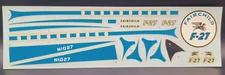 Revell | No. H-297 | 1:94 Fairchild F-27 Propjet Transport Decals
