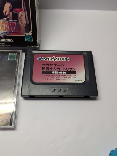 Real Bout Fatal Fury Garou Densetsu W/ RAM Cart Sega Saturn SNK Japanese US SELL - Picture 14 of 20