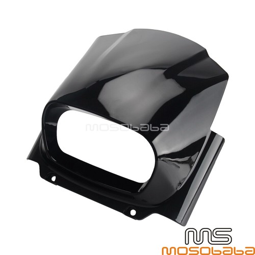 Carenado negro con faro LED DRL de 9,8"" para Harley Fat Bob FXFB FXFBS 2018-2022 - Imagen 8 de 12