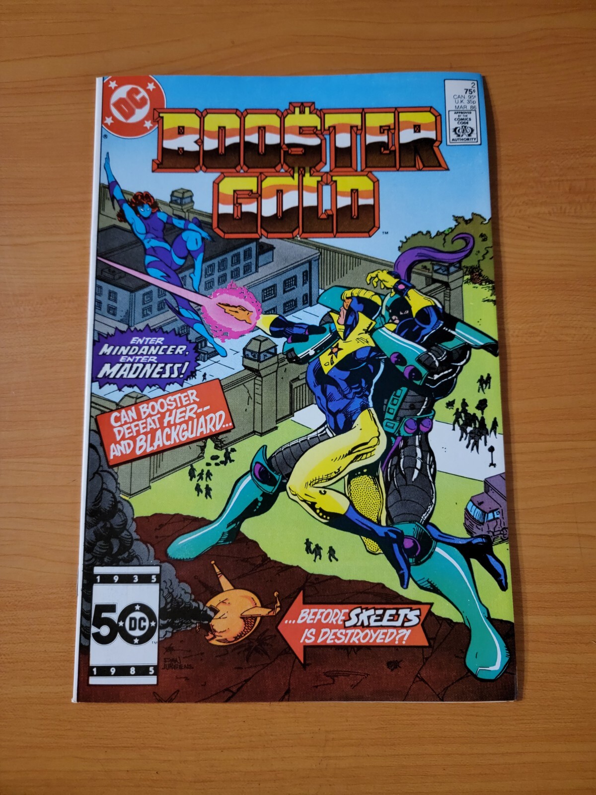 Booster Gold #2 Direct Market Edition ~ NEAR MINT NM ~ 1986 DC Comics ...