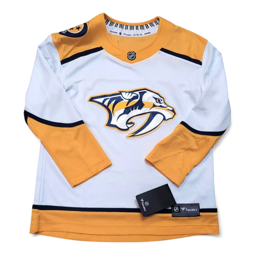 NEW Nashville Predators STITCHED Fanatics NHL Hockey Jersey Boys Youth L/XL