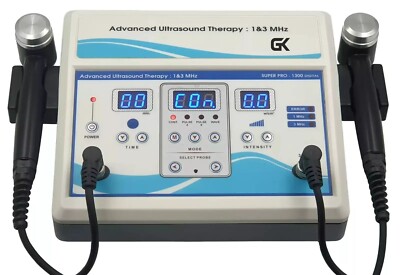 Digital 1 MHz & 3 MHz Ultrasound Therapy Machine for Chiropractic