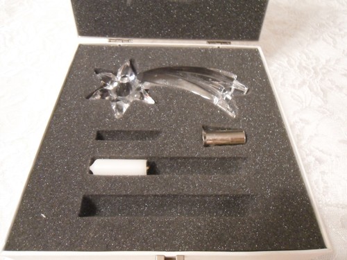 SWAROVSKI SILVER CRYSTAL COMET SHOOTING STAR CANDLE HOLDER - Picture 7 of 8