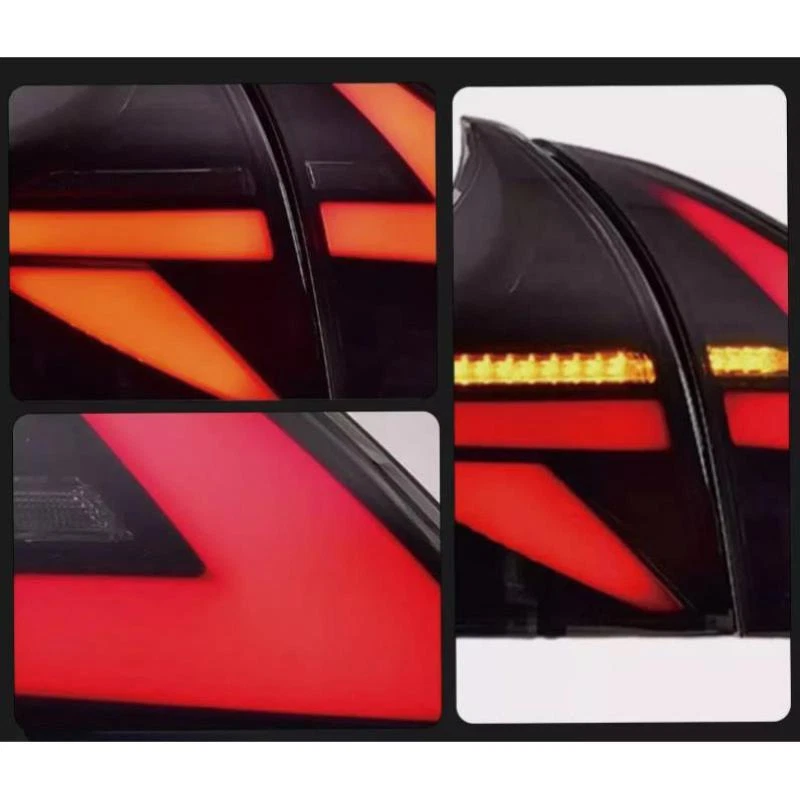 Kit de 2 piezas de luz trasera para proyector LED DRL negro Toyota Venza 2009-2016 Foto 3 de 4