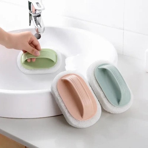 New - Household Plain Handle Cleaning Brush -- Color : Blue - Picture 6 of 6